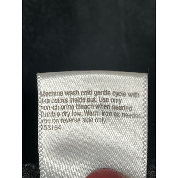 St. John's Bay straight leg corduroy pants, black, size 10, EUC - Picture 4 of 10